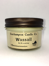 Load image into Gallery viewer, 'Wassail' (Hot Mulled Cider) in 4 oz. Rustic Jelly Jar
