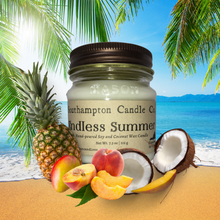 Load image into Gallery viewer, 'Endless Summer' in 8 oz. Rustic Mason Jar