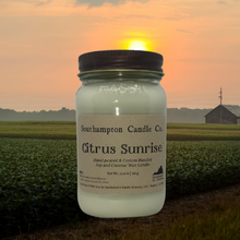 Load image into Gallery viewer, 'Citrus Sunrise™' in 16 oz. Rustic Mason Jar