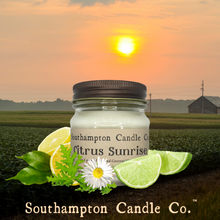 Load image into Gallery viewer, 'Citrus Sunrise™' in 8 oz. Rustic Mason Jar