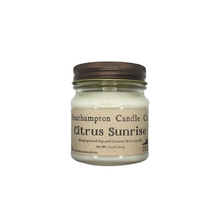 Load image into Gallery viewer, 'Citrus Sunrise™' in 8 oz. Rustic Mason Jar