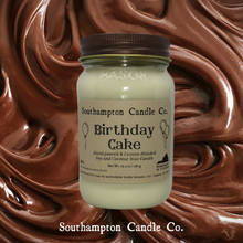 Load image into Gallery viewer, &#39;Birthday Cake&#39; 🎉 16 oz. Rustic Mason Jar

