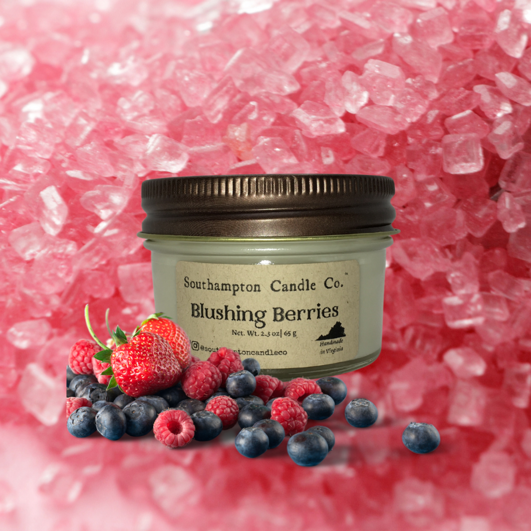 'Blushing Berries™' in 4 oz. Rustic Jelly Jar