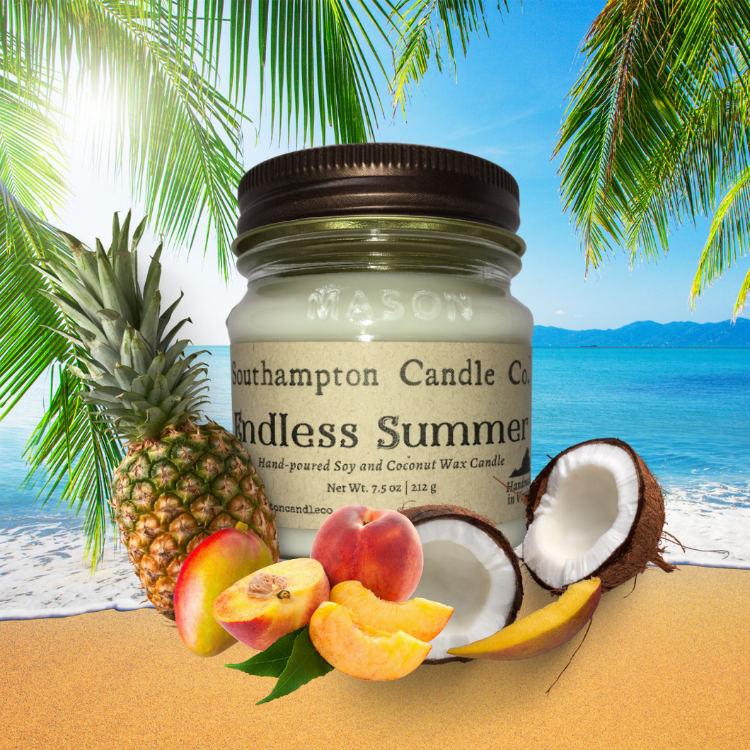 'Endless Summer' in 8 oz. Rustic Mason Jar