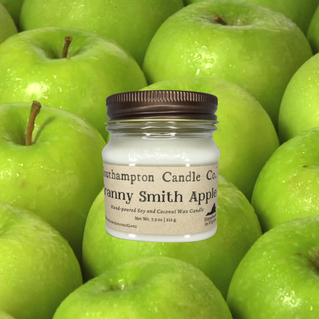 'Granny Smith Apple' in 8 oz. Rustic Mason Jar