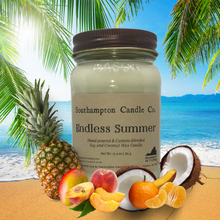 Load image into Gallery viewer, &#39;Endless Summer&#39; in 16 oz. Rustic Mason Jar
