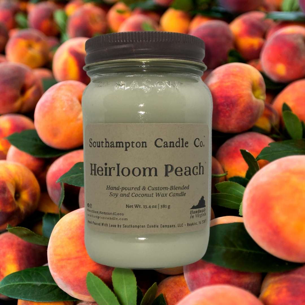 'Heirloom Peach™' in 16 oz. Rustic Mason Jar